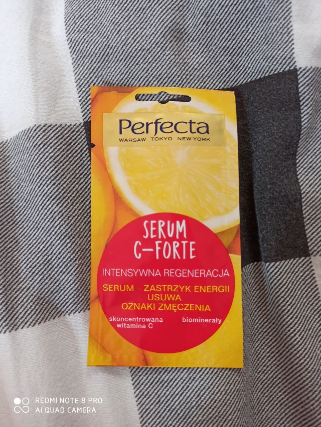 Perfecta Serum C-Forte, Maseczka do twarzy, Intensywna regeneracja