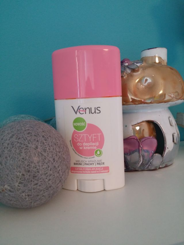 Venus Sztyft do depilacji w kremie, Miejsca wrażliwe, Bikini, pachy, ręce
