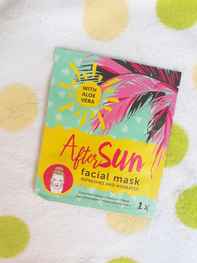 Mascot Europe Maska do twarzy w płacie, After Sun Facial Mask, Refreshes and Hydrates