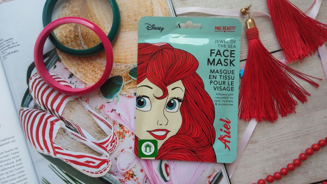 Maska w płachcie Disney Princess Ariel Mad Beauty