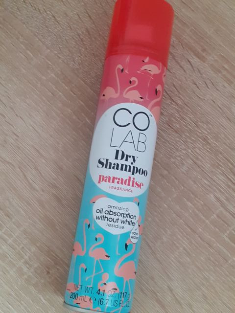 Colab Suchy szampon do włosów, Dry Shampoo, Paradise Fragnance