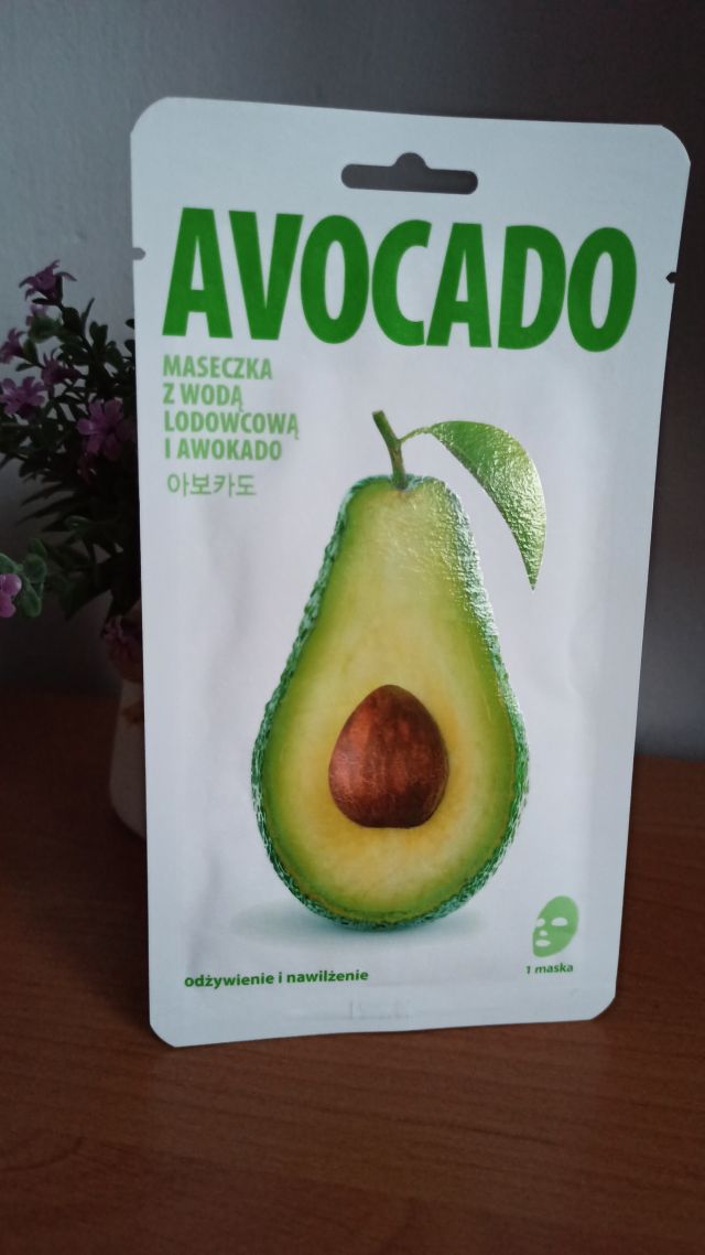 CNF Cosmetics Maska do twarzy w płacie, Avocado With Iceland Glacial Water