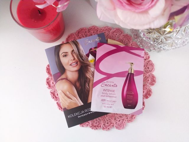 Avon Encanto, Intense, Balsam do ciała, Plum & Hazelnut