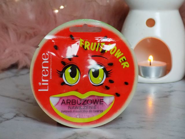 Lirene Fruit Power, Maseczka do twarzy, Żelowa, Arbuzowe Nawilżenie