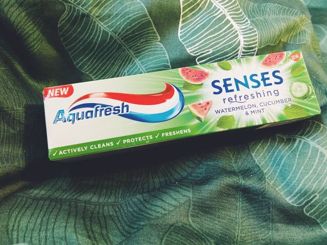 Aquafresh pasta arbuz ogórek mięta 