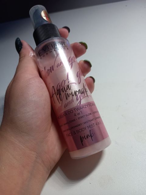 Eveline Glow and Go, Aqua Miracle, Mgiełka do twarzy