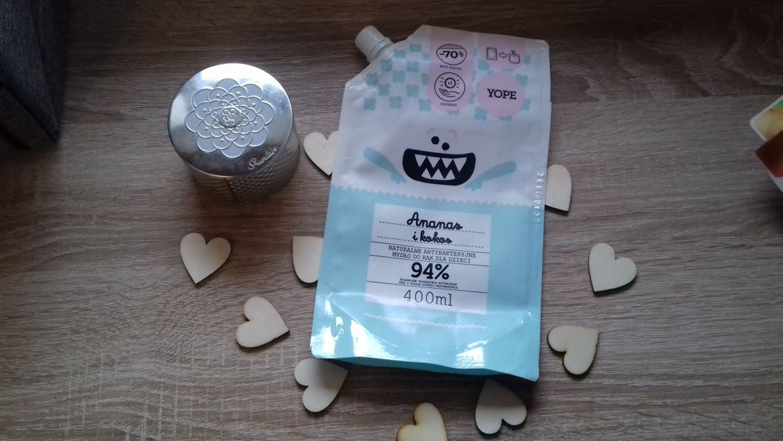 YOPE Mydło do rąk, Antybakteryjne, Dla dzieci, Ananas i kokos