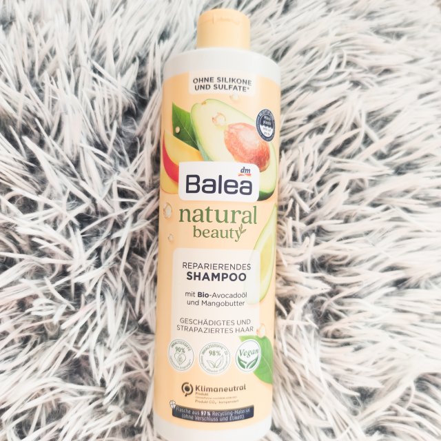 Balea Szampon do włosów, natural beauty, olej z awokado i masło mango