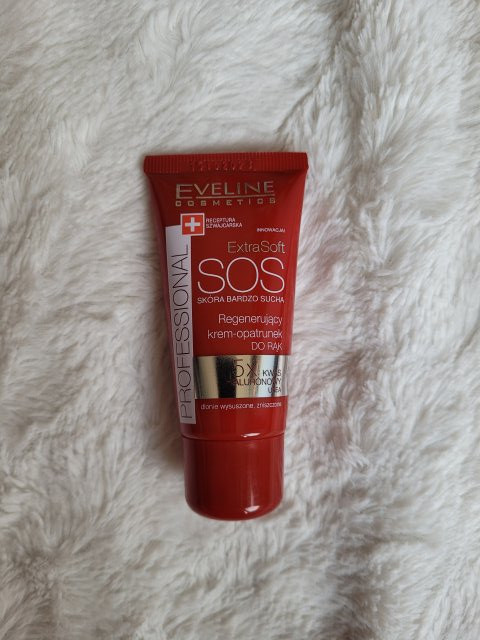 Eveline Extra soft, SOS, Krem-opatrunek do rąk, Regenerujący