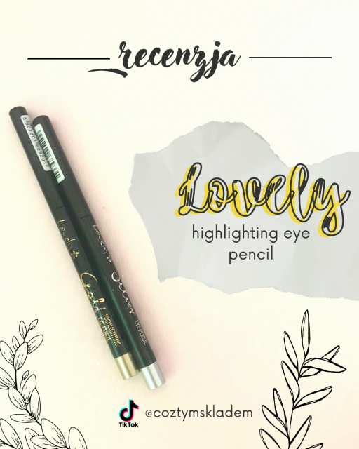 Lovely Gold Silver Highlighting eye pencil