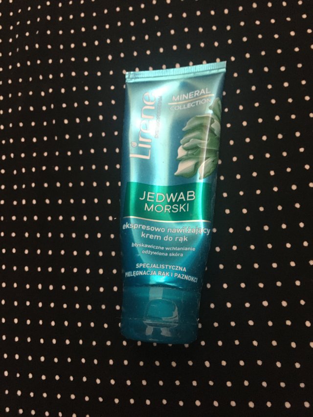 Lirene Mineral Collection, Krem do rąk, Ekspresowo nawilżający, Jedwab Morski