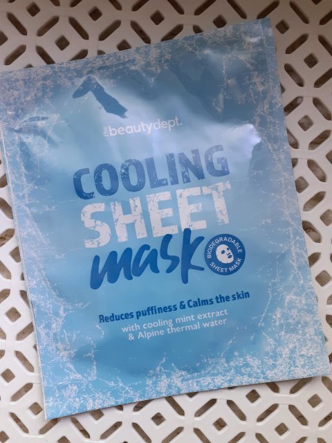 Orange Creatives The beauty dept., maska do twarzy w płachcie, Cooling Scheet Mask