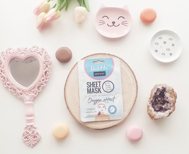 sence beauty Sheet Mask Bubbly Oxygen Effect, Bąbelkowa maseczka do twarzy w płachcie