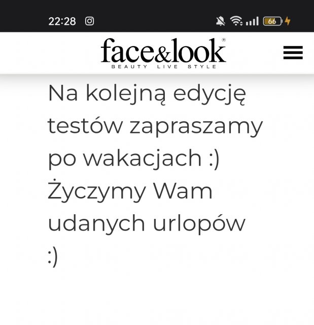 Testowanie Face&Look