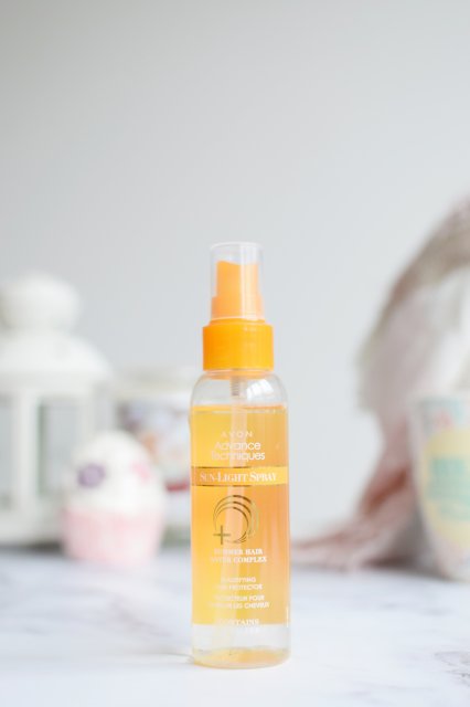 Avon Advance Techniques,spray ochronny do włosów, Upiększający