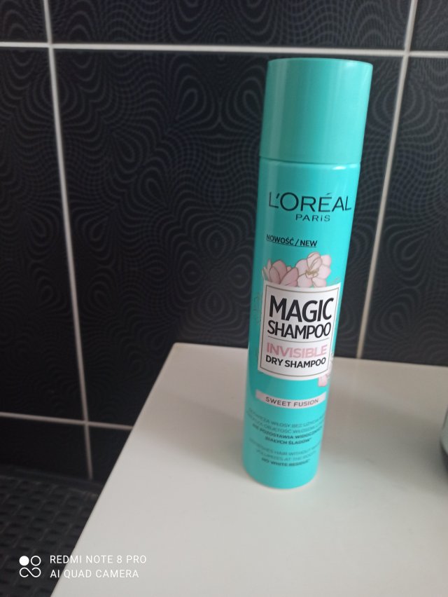 L'Oréal Magic Shampoo Invisible, Suchy szampon do włosów, Sweet Fusion