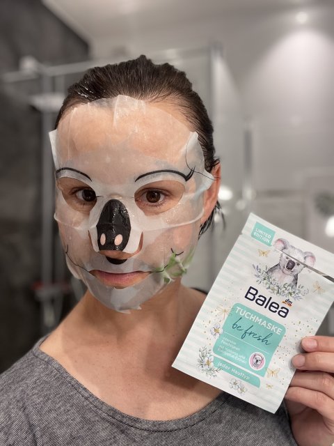 Balea Maseczka do twarzy w płacie, Be Fresh