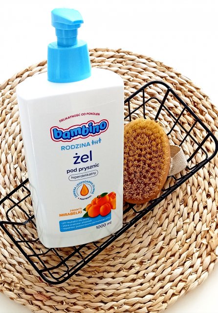 Bambino Rodzina, Żel pod prysznic, Hipoalergiczny, Mirabelka