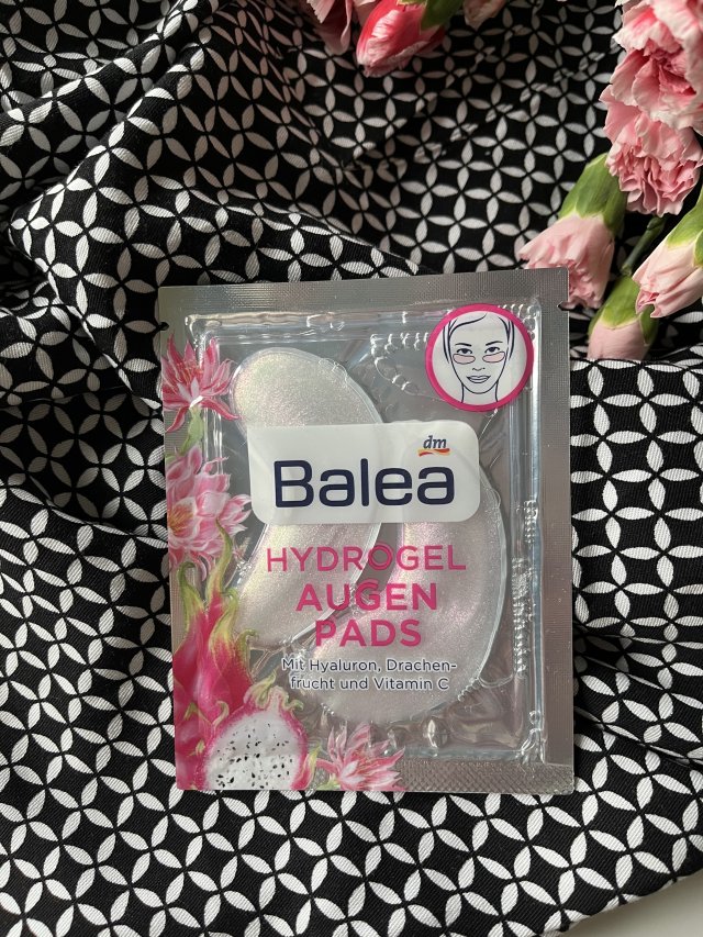 Balea Płatki pod oczy, Hydrożelowe, Kwas hialuronowy, smoczy owoc i witamina C