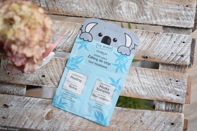 Marion Dr Koala, Zabieg do stóp, Zmiękczający, Peeling, Maska kompres, Skarpetki