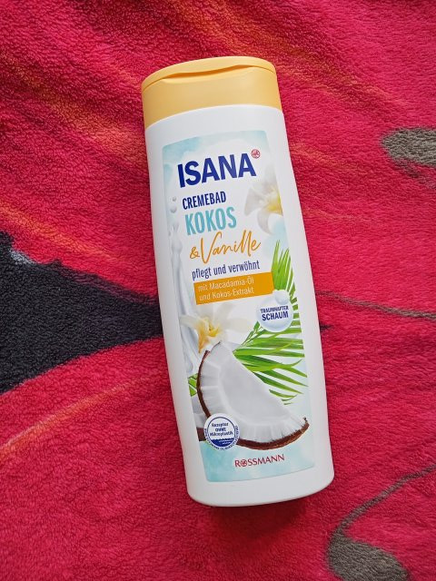 Isana Płyn do kąpieli, Kokos i Wanilia