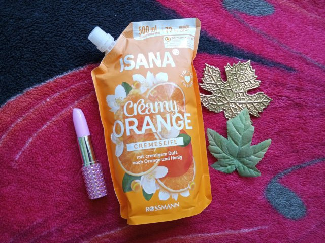 Isana Mydło do rąk w płynie, Creamy Orange