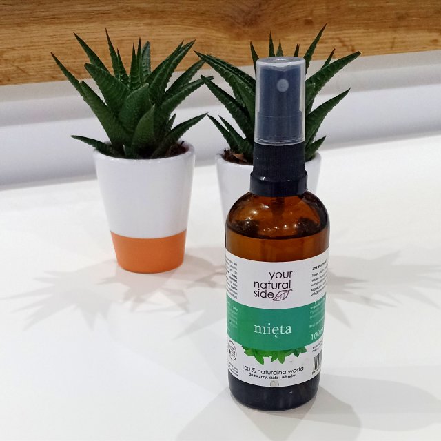 Your Natural Side Woda miętowa w sprayu, 100% naturalna