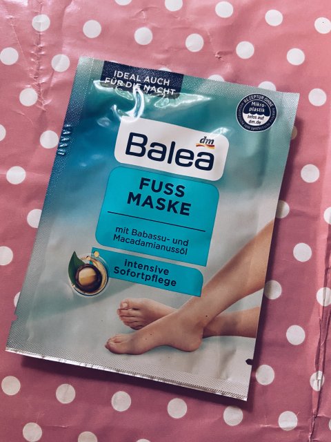 Maska do stop balea z olejkiem babassu i makadamia