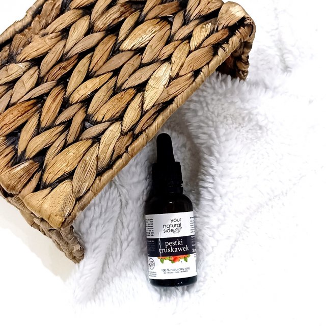 Your Natural Side Olej do twarzy, ciała i włosów, 100% naturalny, Pestki truskawki