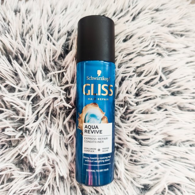 Schwarzkopf Gliss, Aqua Revive, Odżywka do włosów w sprayu, Hyaluron Complex + Marine Algae