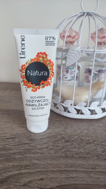 Lirene Natura, Eco, Krem do stóp, Odżywczo-nawilżający, Organiczny rokitnik