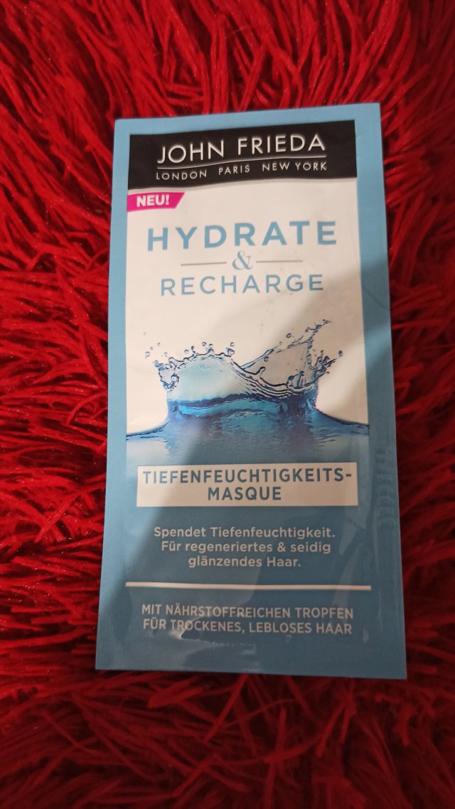 John Frieda Maska do włosów, Hydrate & Recharge, Głęboko nawilżająca