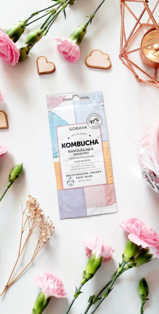 Soraya Kombucha, Maseczka do twarzy, Nawilżająca, Kremowa konsystencja, Każdy typ skóry, Water Bank