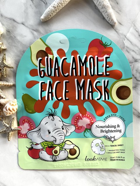 Look At Me Maska do twarzy, Guacamole Face Mask, Odżywiająco-Rozświetlająca 