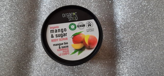 Organic Shop Scrub do ciała, Mango i cukier