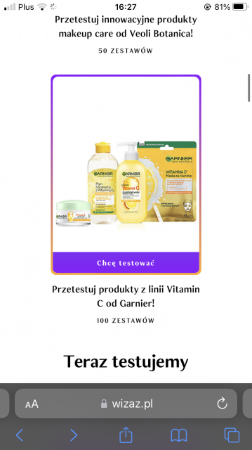 testowanie z wizaz.pl