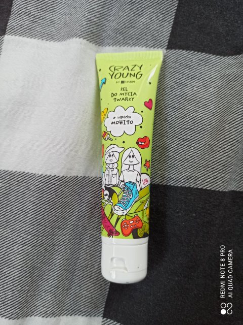 HISKIN Crazy Young, Żel do mycia twarzy, O zapachu mohito 