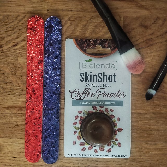 Bielenda Skin Shot, Ampoule Peel, Peeling drobnoziarnisty, Coffee Powder