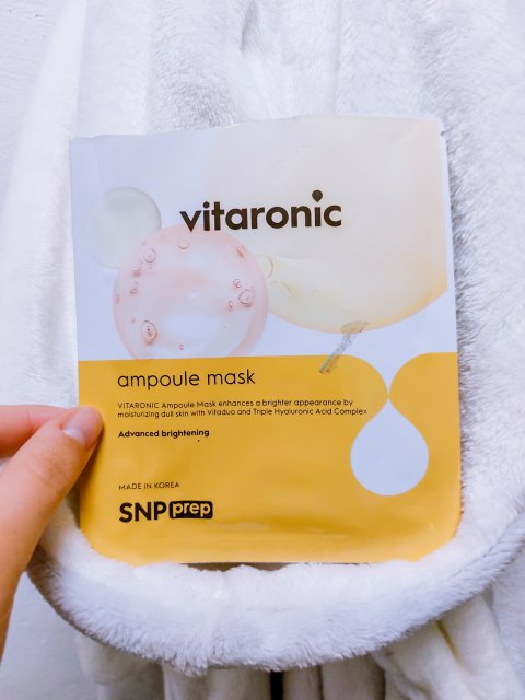 SNP Prep, Vitaronic, Ampoule Mask, Maska do twarzy w płacie