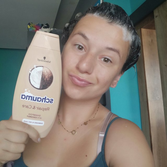 Schwarzkopf Schauma, Repair&Care, Szampon do włosów zniszczonych i suchych, Kokos