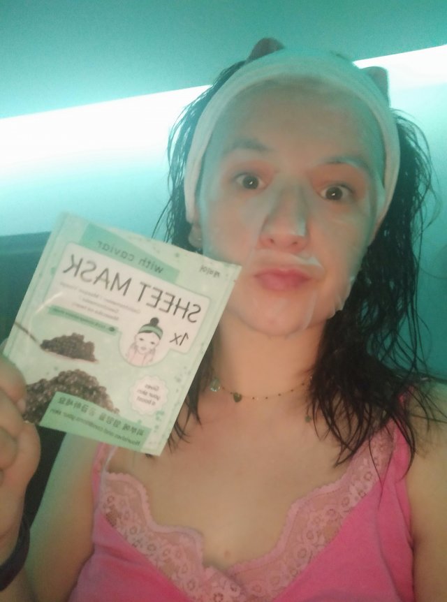 Mascot Europe Sheet Mask, Maseczka do twarzy, Caviar