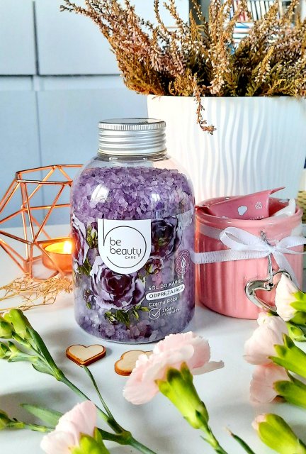BeBeauty Care, Sól do kąpieli, Odprężająca, Czarna Róża 