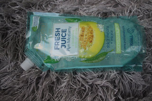 Bielenda Fresh Juice, Płyn micelarny do twarzy, Oczyszczający, Z bioaktywną wodą cytrusową, Sok z melona i micele, Cera problematyczna