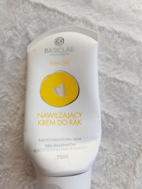 BasicLab Dermocosmetics Familias, Krem do rąk, Nawilżający, Natychmiastowa ulga