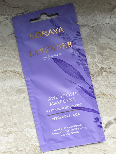 Soraya Lavender Essence, Maseczka do twarzy, Wygładzająca