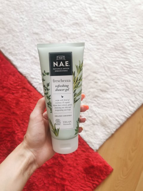 N.A.E. Naturale Antica Erboristeria. Żel pod prysznic, Odświeżający, Rozmaryn i tymianek