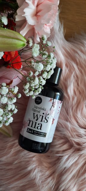 Seyo Płyn do kąpieli i pod prysznic, 2w1, Japoński ogród, Wiśnia 