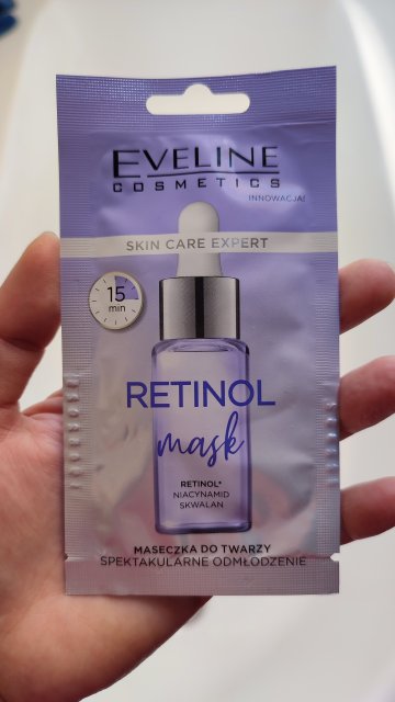 Eveline Skin Care Expert, Maseczka do twarzy, Retinol, Spektakularne Odmłodzenie