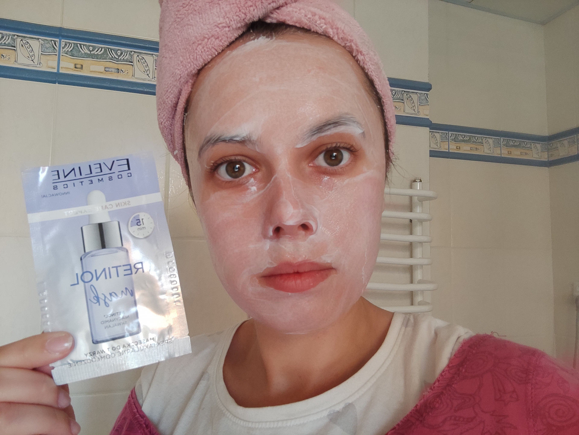 Eveline Skin Care Expert, Maseczka do twarzy, Retinol, Spektakularne