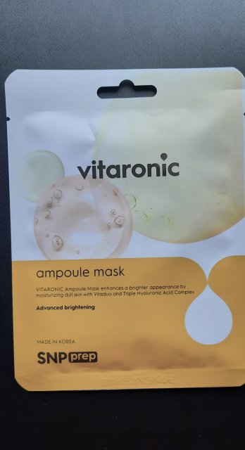 SNP Prep, Vitaronic, Ampoule Mask, Maska do twarzy w płacie